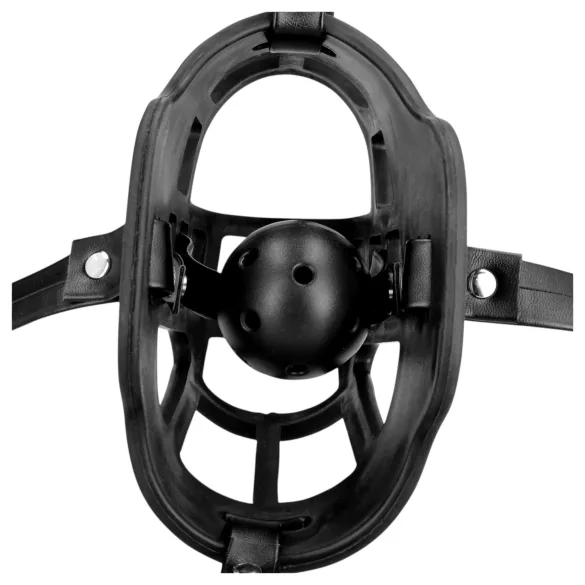 Ouch! - suukorv koos sisseehitatud suupulgaga - must