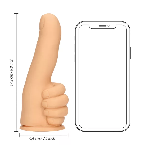 S-Line - tupe dildo - naturaalne