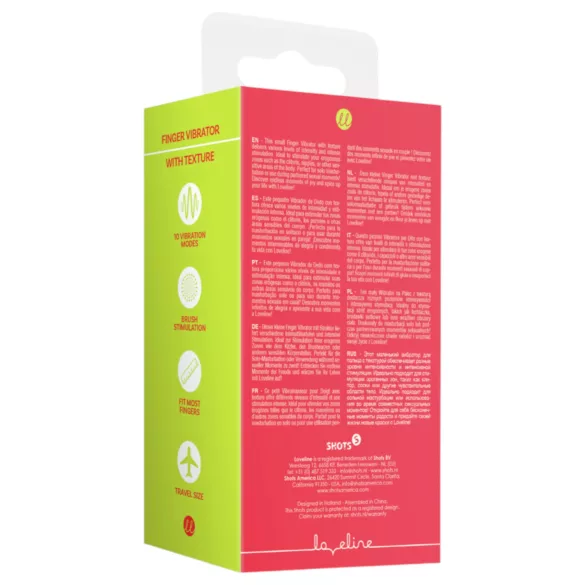 Loveline - sõrme vibraator - punane