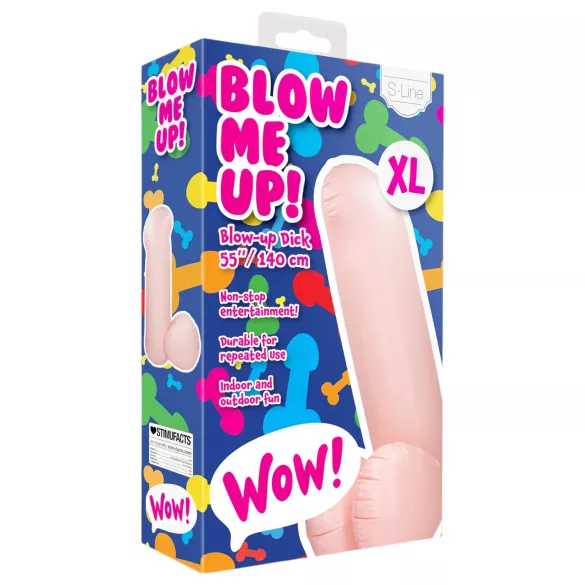 S-Line - Blow Me Up - täispuhutav nokupall (140 cm)