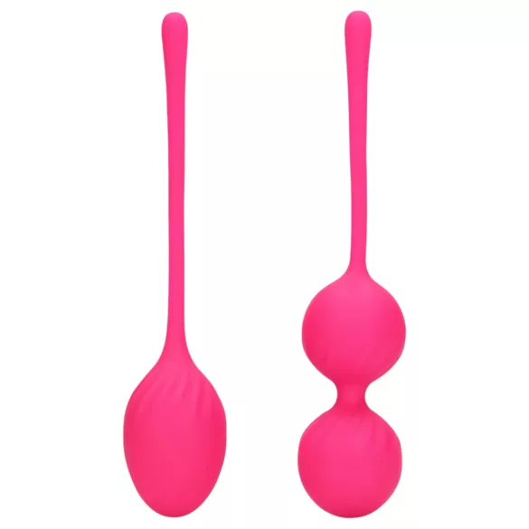 Loveline - tupekuulide komplekt - 2-osaline - roosa - raskusega