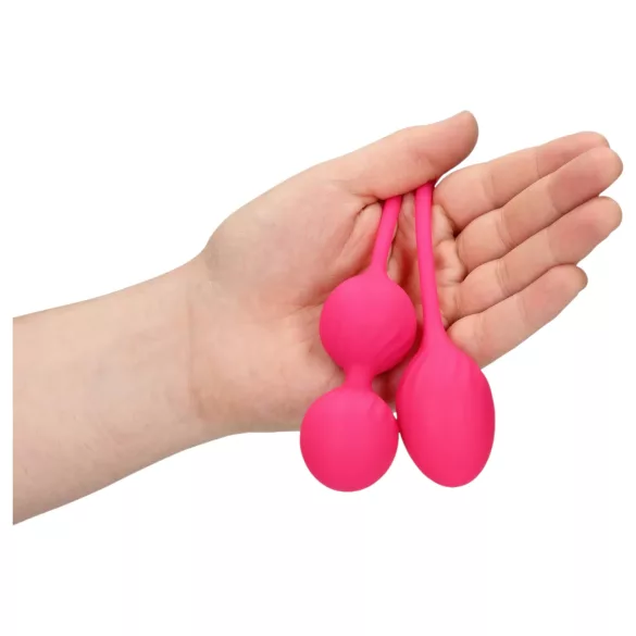 Loveline - tupekuulide komplekt - 2-osaline - roosa - raskusega