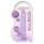 RealRock - realistlik läbipaistev dildo - lilla 17cm