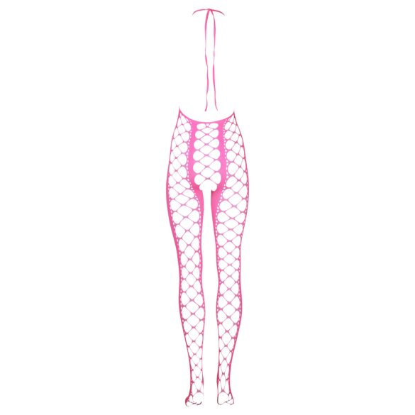 Ouch! - avatud catsuit - helendav roosa