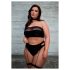Le Désir Plus Size - 3-osaline pesukomplekt - must (XL-4XL)