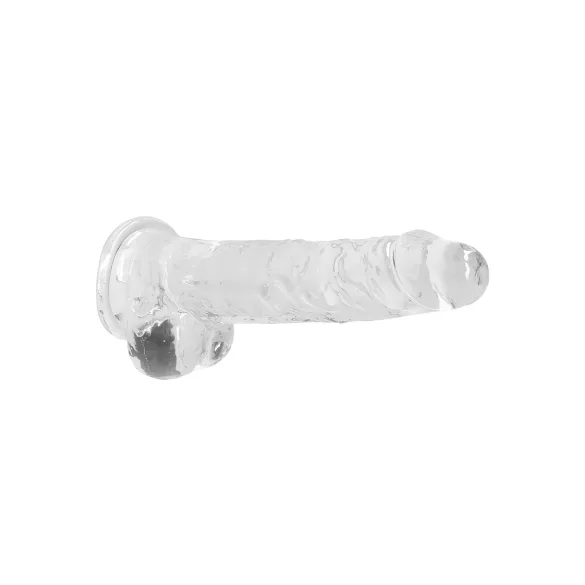 RealRock - realistlik dildos - läbipaistev 19 cm