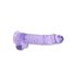 REALROCK - läbipaistev realistlik dildo - lilla (22 cm)
