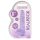 REALROCK - läbipaistev elutruu dildo - lilla (15 cm)