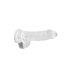 REALROCK - läbipaistev elutruu dildo - läbipaistev (15 cm)