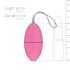 Easytoys - 7 rütmiga juhtmevaba vibro-muna (roosa)