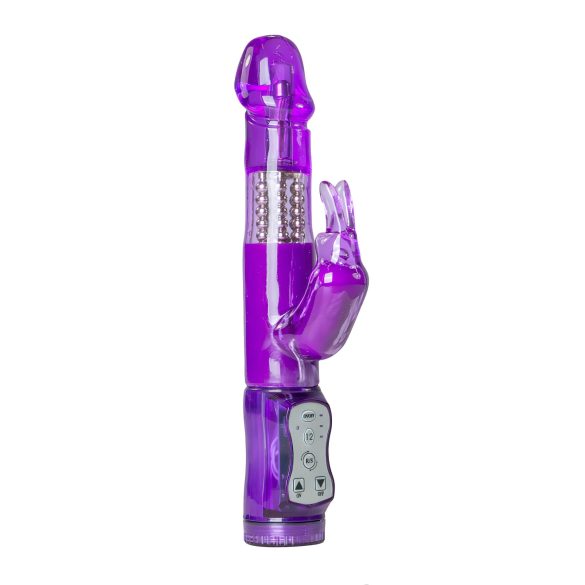 Easytoys Rabbit - pöörlev pärlivibraator kliitoristimulaator (lilla)