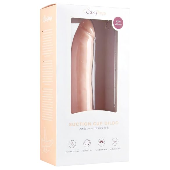 Easytoys - dildoga iminapaga - 100% silikoon - 21 cm - naturaalne