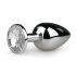 Easytoys - metallist anaaltapp (hõbedane-valge)