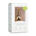 Easytoys Metal Nr.7 - roosa kiviga, koonuslik anaalpunn - kuldne (3cm)