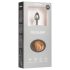 Easytoys Fox NO1 - metallist anaaltapp rebasabaga (hõbedane-punane)