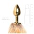 Easytoys Fox NO1 - metallist anaaltapp sabas (kuldne-punane)
