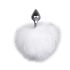 Easytoys Bunny NO1 - metallist anaalplug jänkusabaga (hõbe-valge)
