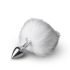 Easytoys Bunny NO1 - metallist anaalplug jänkusabaga (hõbe-valge)