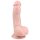 Easytoys - iminapaga, munanditega dildo (15 cm) - naturaalne