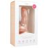 Easytoys - iminappadega, munanditega dildo (15cm) - naturaalne