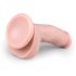 Easytoys - iminapaga, munanditega dildo (15 cm) - naturaalne