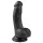 Easytoys - dildoga iminapaga ja munanditega - must 15cm