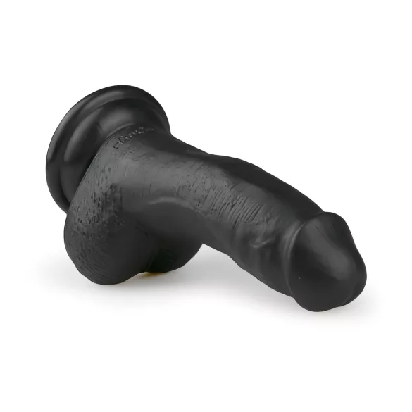 Easytoys - dildoga iminapaga ja munanditega - must 15cm