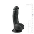 Easytoys - iminapaga munandiga dildo (15cm) - must
