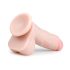 Easytoys - dildoga munanditega iminapaga - 17,5 cm - naturaalne