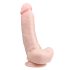 Easytoys - iminapaga munanditega dildo 20cm - naturaalne