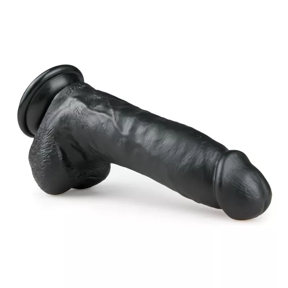 Easytoys - iminapaga munanditega dildo 20 cm - must