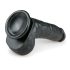 Easytoys - iminapaga, munanditega dildo (20cm) - must