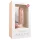 Easytoys - dildot munanditega iminapaga - 22,5 cm naturaalne