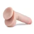 Easytoys - dildot munanditega iminapaga - 22,5 cm naturaalne