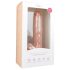 Easytoys - iminapaga, munanditega suur dildo (26,5 cm) - naturaalne