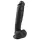 Easytoys - iminapaga munanditega suur dildo 26,5 cm - must