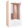 Easytoys - iminapaga suur munanditega dildo (29,5 cm) - naturaalne
