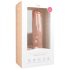 Easytoys - iminapaga suur munanditega dildo (29,5 cm) - naturaalne