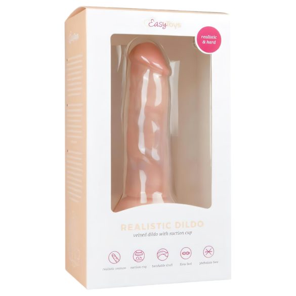 Easytoys - realistlik dildoga iminapaga - 15,5 cm - naturaalne