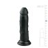 Easytoys - realistlik dildoga iminapaga - must 15,5 cm