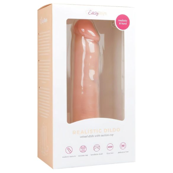 Easytoys - realistlik dildoga iminapaga - 20,5 cm - naturaalne