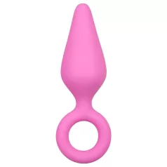 Easytoys - anaalipistik väikese otsaga - silikoon, roosa, S