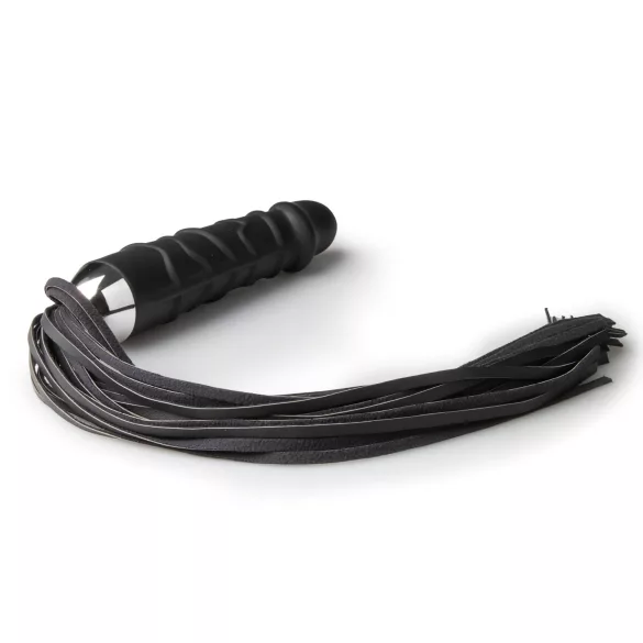 Easytoys - piits ja silikoonist dildo 2-in-1 - must