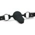 Easytoys - suukorv sisemise dildoga (must)