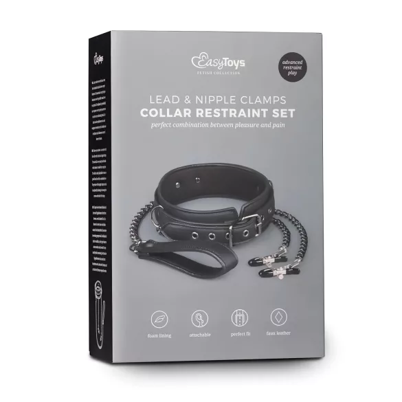 Easytoys - nibliklambrite ja kaelarihma komplekt koos rihmaga - 4-osaline