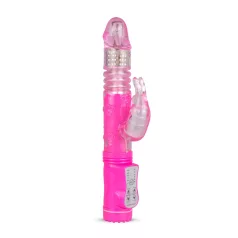   Easytoys Bunny - küülikuvibraator - tõukefunktsioon - roosa