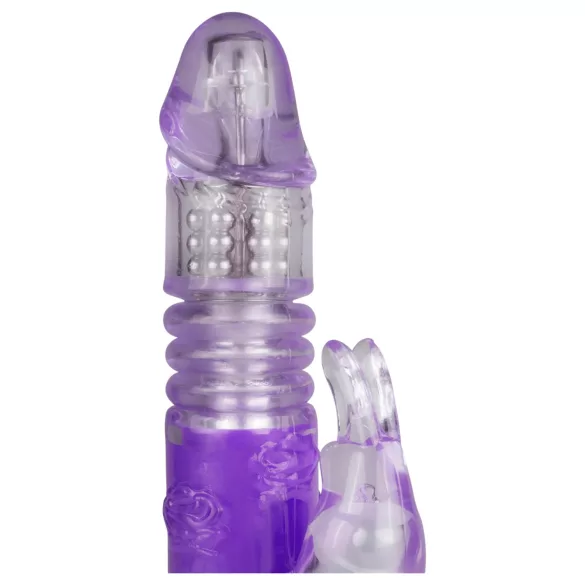 Easytoys Bunny - pöörlev vibratsioonivibraator - lilla