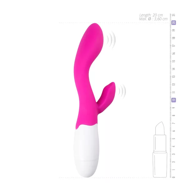 Easytoys Lily - kliitorivibraator käepidemega - roosa