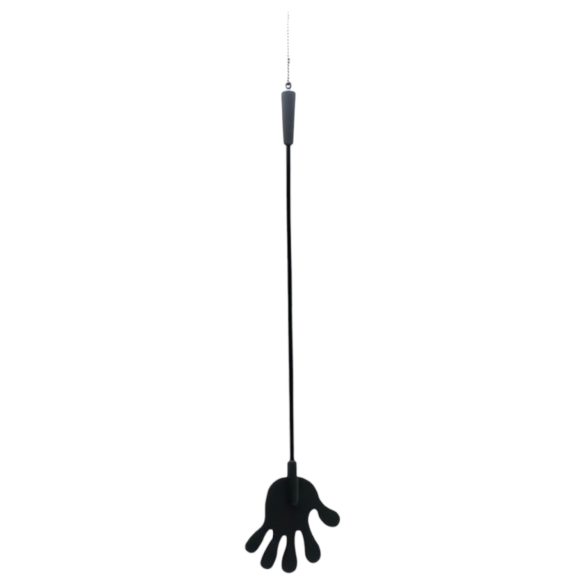 Rimba - silikoonist ratsapiits käega - 40 cm (must)