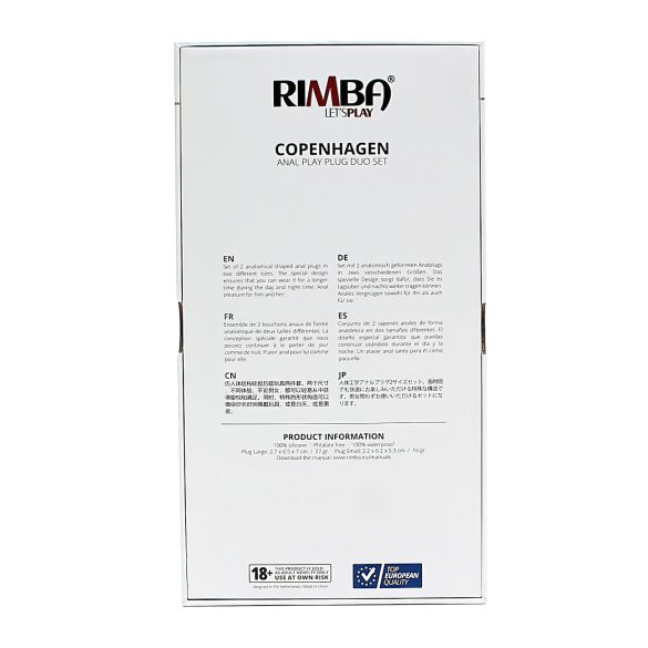 Rimba Copenhagen - anaaltappide komplekt - lilla (2 tk)